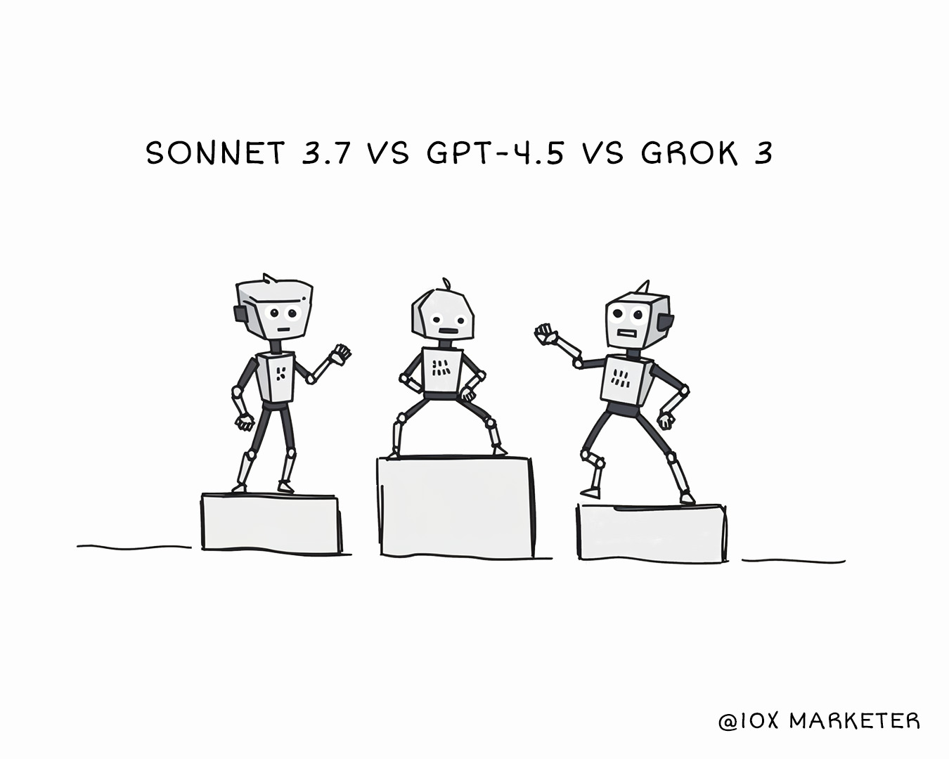 Sonnet 3.7 VS GPT-4.5 VS Grok 3: Who Wins?